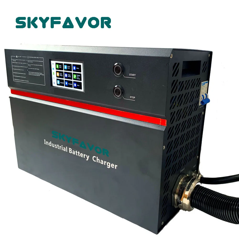36V 30A High-Power Battery Charger For Forklifts & Golf Carts - LCD Display, Lead-Acid Battery Charger With Anderson Plug