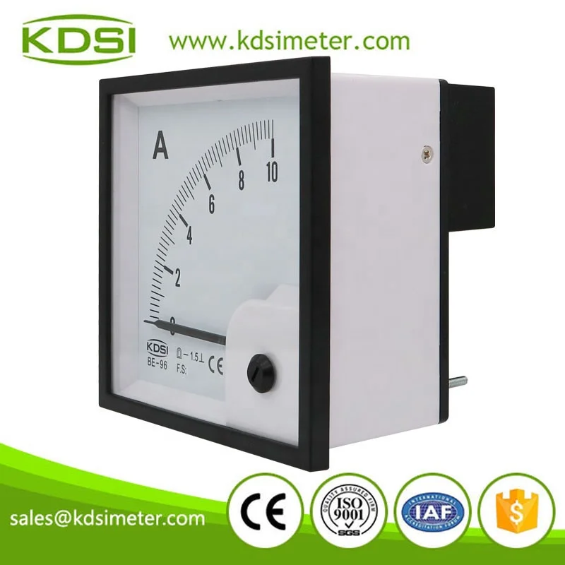 Measuring Instrument BE-96 DC 0-10A Analog Panel Ampere Meter Ammeter