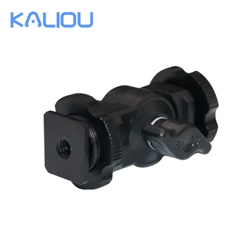KALIOU E011 Micro Holder ABS Plastic Aluminum Alloy 1/4 Standard Screw for Light Lamp Mobile Phone Clip Microphone Tripod detail image