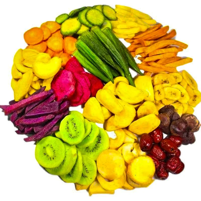 Keripik Buah Kering dan Sayuran Kering 12 Rasa Terlaris, Camilan Makanan Ringan Buah Kering 250g