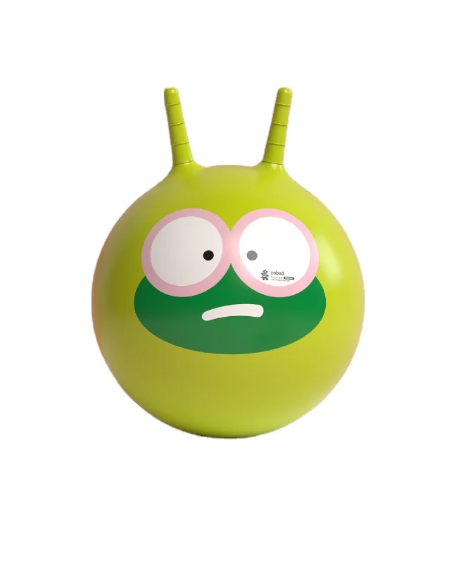 45cm bouncing ball with smiling face/inflatable hopper ball