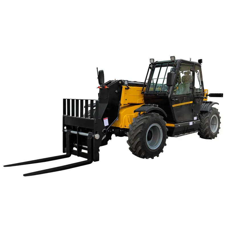 Telescopic Handler Loader Forklift 3 Ton Four Wheels Drive Custom Cargo Fork Telehandler Off-road Forklift Outdoors Customized