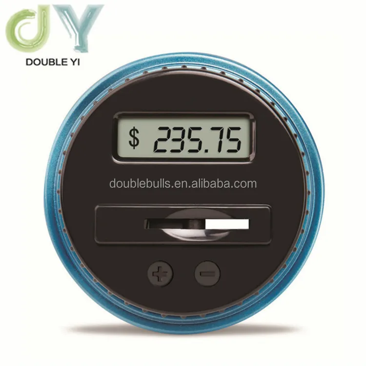 Большая копилка умная цифровая с подсчетом для монет детей и