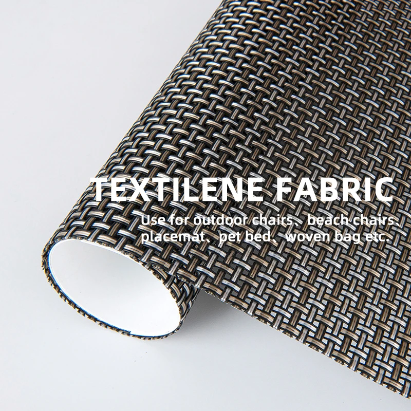 STARUNK Tear Resistant Textilens Chair Fabric Vinyl Coated Polyester Mesh Fabric for Outdoors Furniture