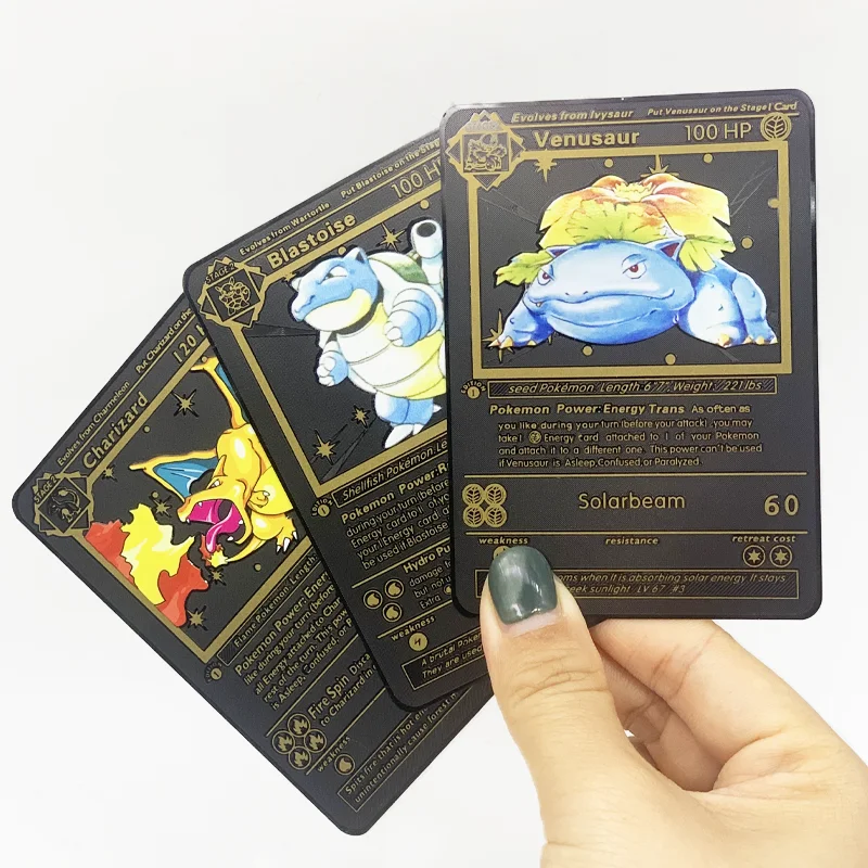 gold custom pokemon cards Build Your Own - Birthday Card main image 1