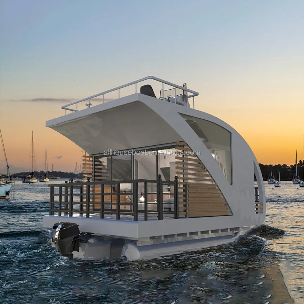 Modern Mobile Home On The Water Modular Home Small Floating Homes Tiny ...