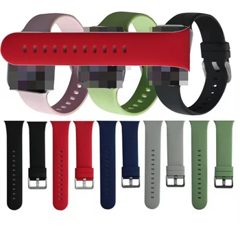 Silicone Strap For Apple Watch3 4 5 band Rubber smartwatch bracelet for iWatch serie 6 se band
