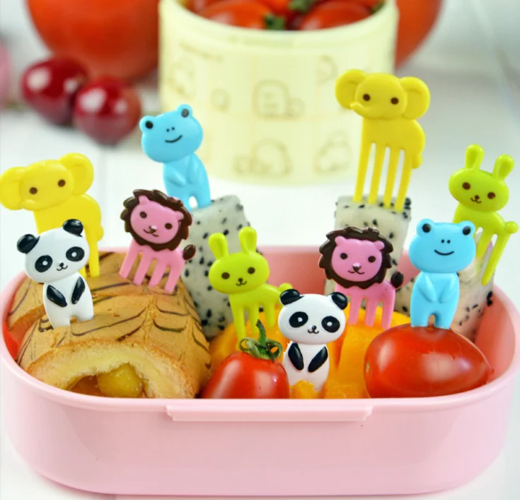 Animal Food Picks For Kids,Plastic Cute Cartoon Fruit Food Toothpicks  Adorable Food Forks For Bento Box Kids Lunch Accessories - Buy Animal Food  Picks For Kids,Plastic Cute Cartoon Fruit Food Toothpicks Adorable