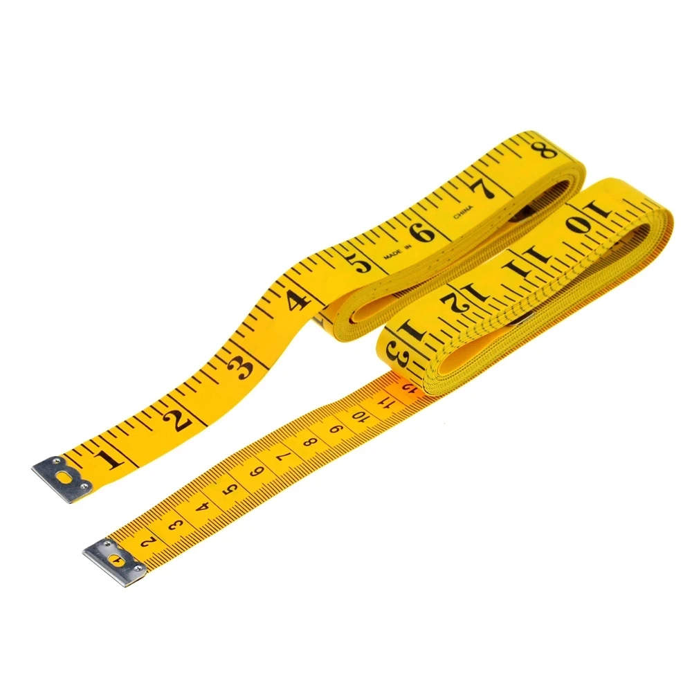 1.5/3 M Soft Flat Sewing Tailor Tape Measure Centimeter Portable Body  Height Metric Scale Measuring Meter Waist Circumference