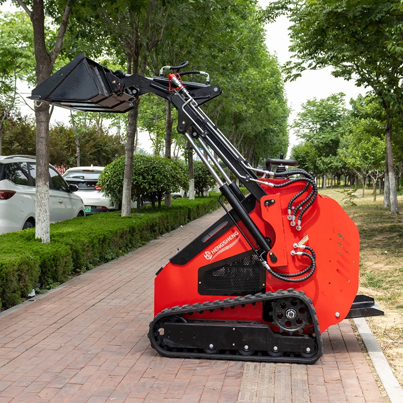 CE/EU/EPA Mini Skid Steer Loader Koop Parallel bar Engine Power 14KW Lifting Capacity 380KG Bucket Capacity 0.15m ³ Bestseller