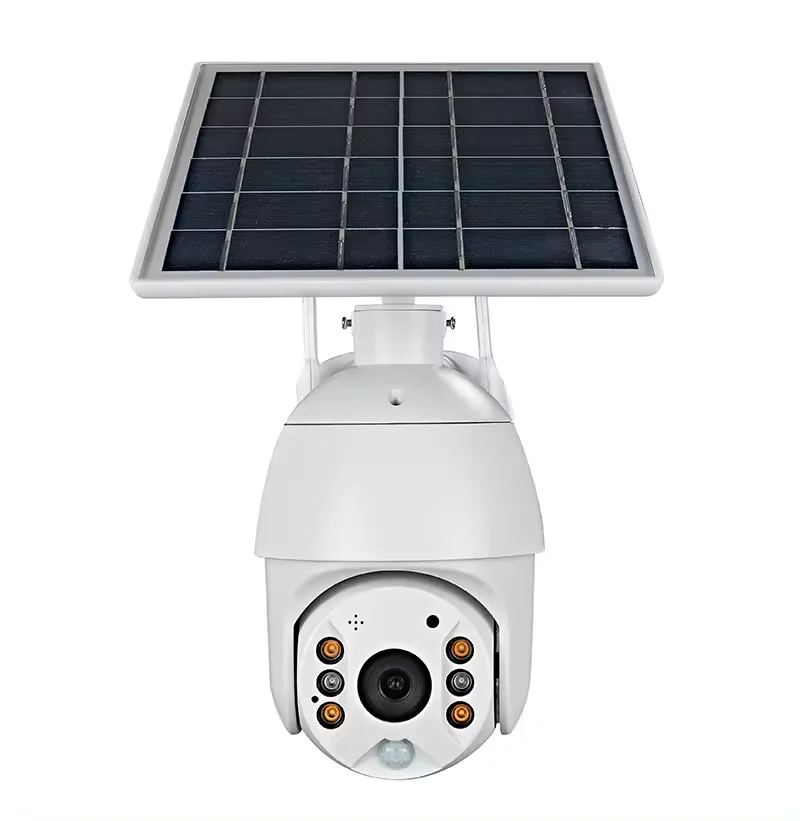 2MP 4MP Intelligent Design Waterproof Night Vision Solar Surveillance PTZ WiFi Camera New