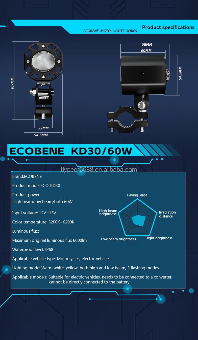 lo beam ip68 waterproof cnc aluminum fog light-10