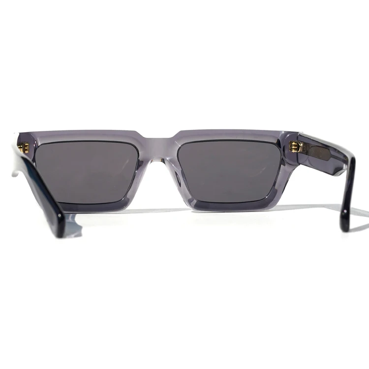 Finione Thick Square Sunglasses - Retro UV400 Protection display picture 1