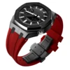 Black Case Red Band