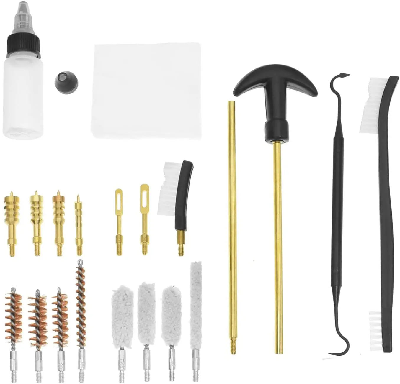 Universal  Plastic Case Portable Gunsmithing Cleaner Tools 9mm Gun Cleaning Kit