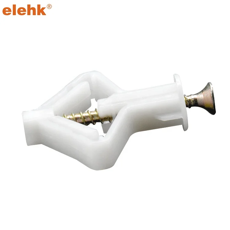 Elehk Butterfly Toggle Anchor Wall Plug Drywall China Manufacturer Gypsum Board Anchors Wall Plugs Butterfly Anchor