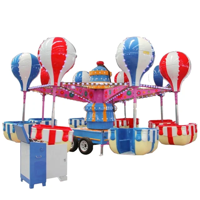Карнавальные игры мобильные воздушные аттракционы Samba с прицепом для