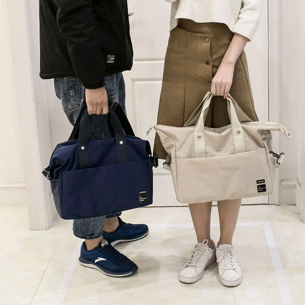 New Designer Plain Nylon Waterproof Strap Luggage Set Bag Travel Duffle Bag