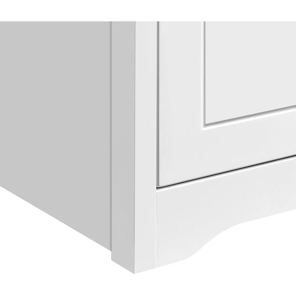 product modern nightstand 2 drawer 1 open shelf 29 tall bedside table wooden file cabinet telephone table storage bedroom assembled-5