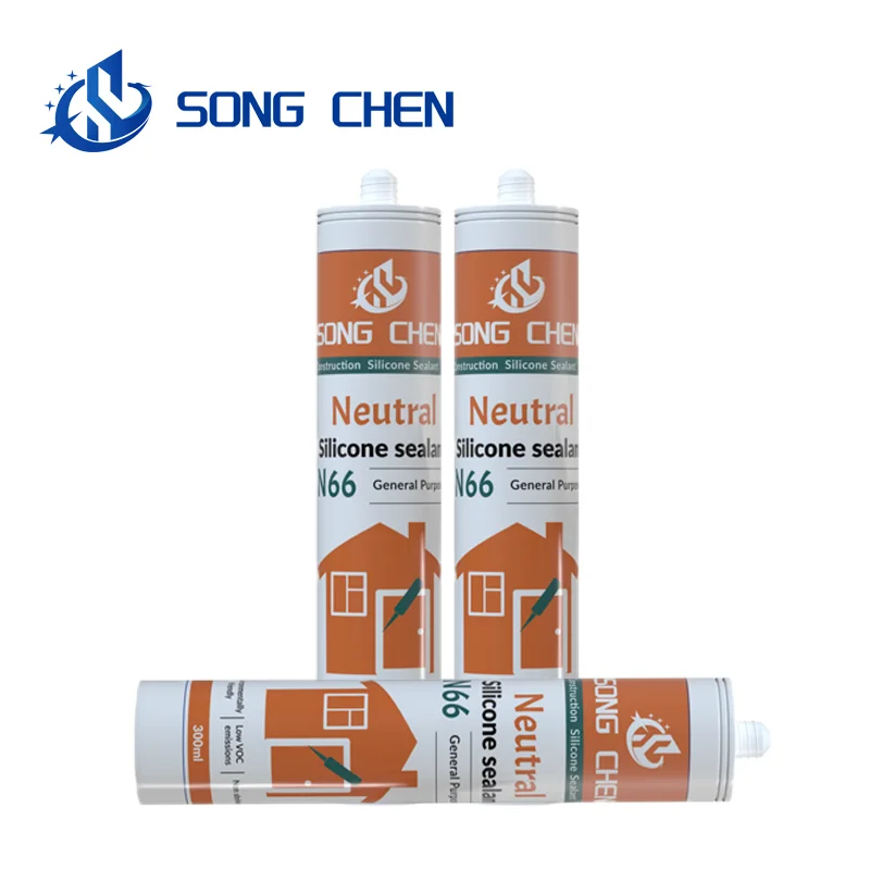 SONGCHEN N66 Premium Neutral Waterproof Structural Silicone Sealant German Quality for Construction Use