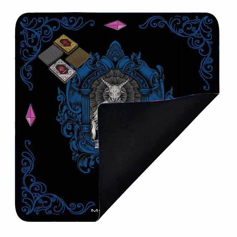 Customized Doublesided Velvet Printed Art Table Place Mats Tarot Card