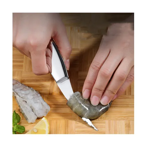Портативные кухонные принадлежности из нержавеющей стали пилинг ножи для креветок лобстеров нож линии практичные инструменты морепродуктов