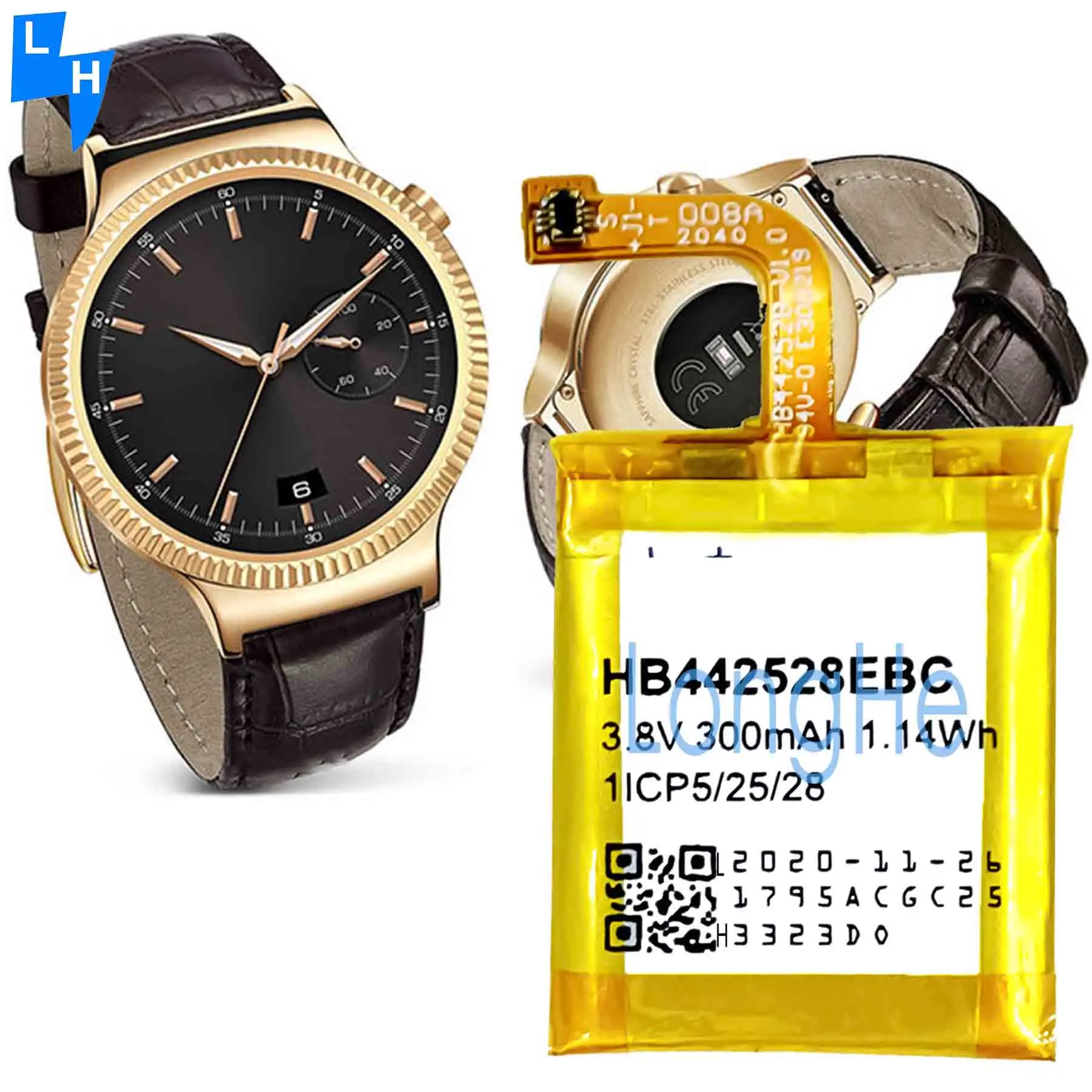 OEM New battery HB442528EBC for Huawei Watch 1 300mAh brand new 0 cycle Alibaba