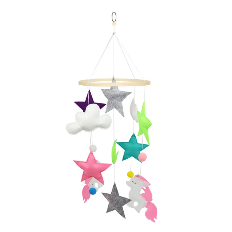 customized shapes baby nursery mobile crib toys musical