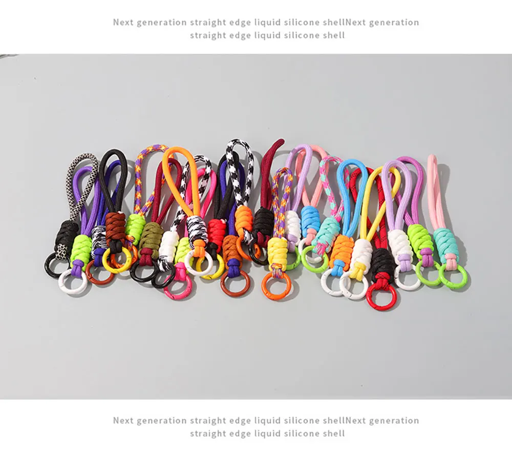 Assorted Colors Short Wristband Accessories Universal For All Iphone Smart Strap Mobile Chain Cell Phone Lanyard SJS035 Laudtec manufacture