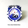 Valeur nominale 50-bleu foncé