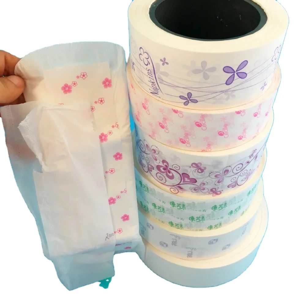 In Bulk Jumbo Roll Release Paper for Sanitary Towel Making Sanitary Pad Raw Material