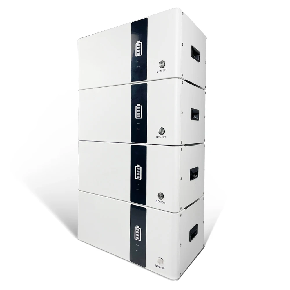 مخصص وجملة 10KWH 12.5KWH 15KWH 17.5KWH 20 كيلو وات ساعة تخزين مكدسة 48V 52AH حزمة البطارية الشمسية LI ION 10