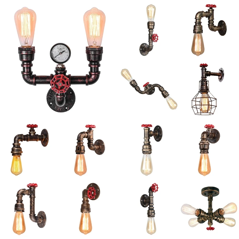 Vintage Tischlampe Aus Eisen Im Industrial-Style – Mit E27 Fassung, Steampunk-Design, Ohne Schirm