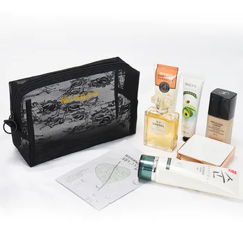 Leisure Shopping Women's Makeup Bag Travel and Party Wash Bag Small Mesh Women's Makeup Bags