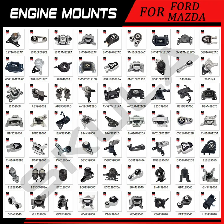 Factory Wholesale High Quality Engine Mounting for FORD MAZDA TOYOTA NISSAN HONDA