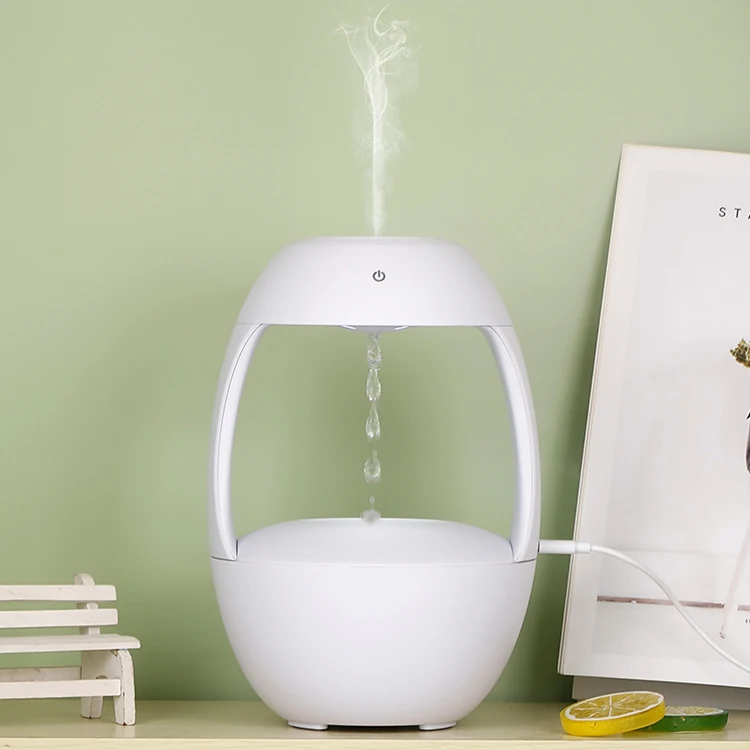 Anti Gravity Water Drop Aroma Diffuser Single Arm New Design Anti-gravity Air Humidifier Yoga Diffuser