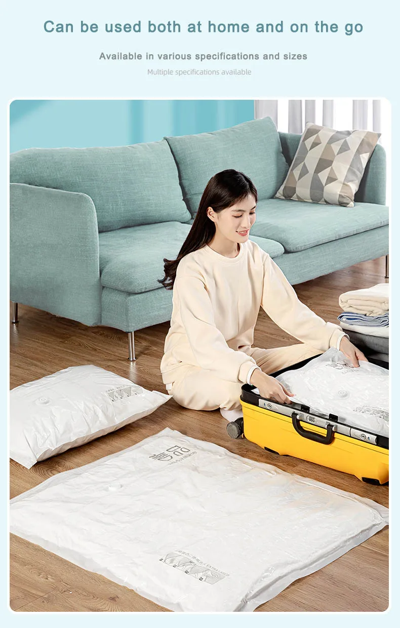 Vacuum Compression Clothing Packaging and Finishing Bag Household Cotton Quilt Down Jacket Storage Bag