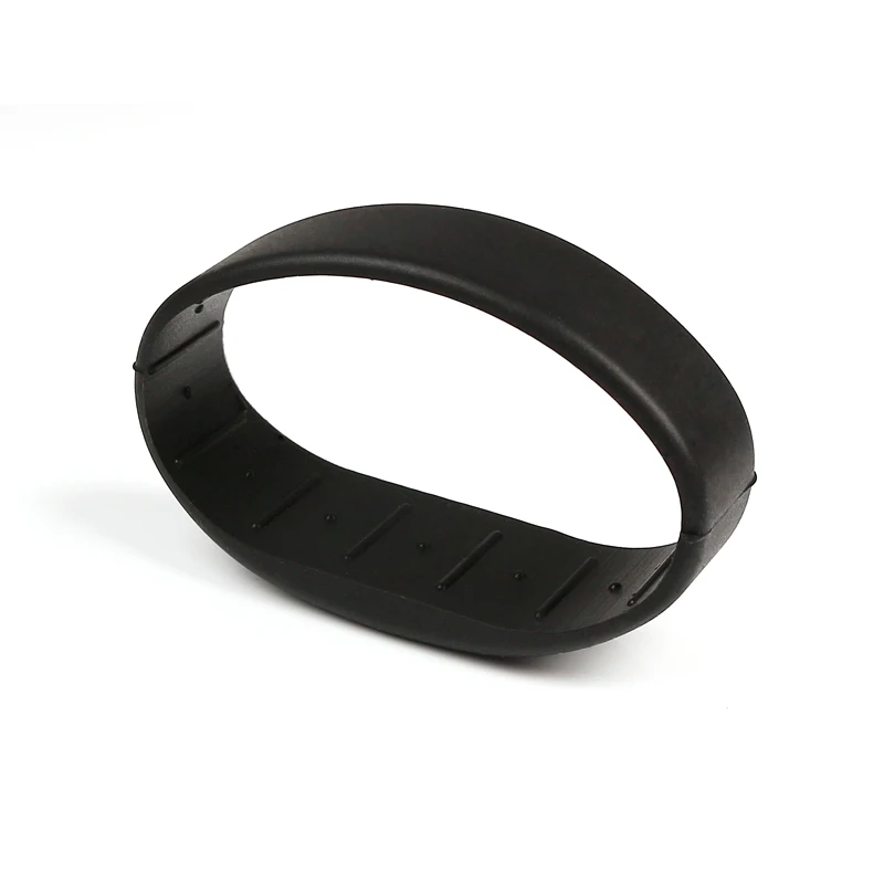Bracelets RFID 125kHz EM4100 | Silicium Noir | Lot De 5 | Contrôle D'Accès Porte