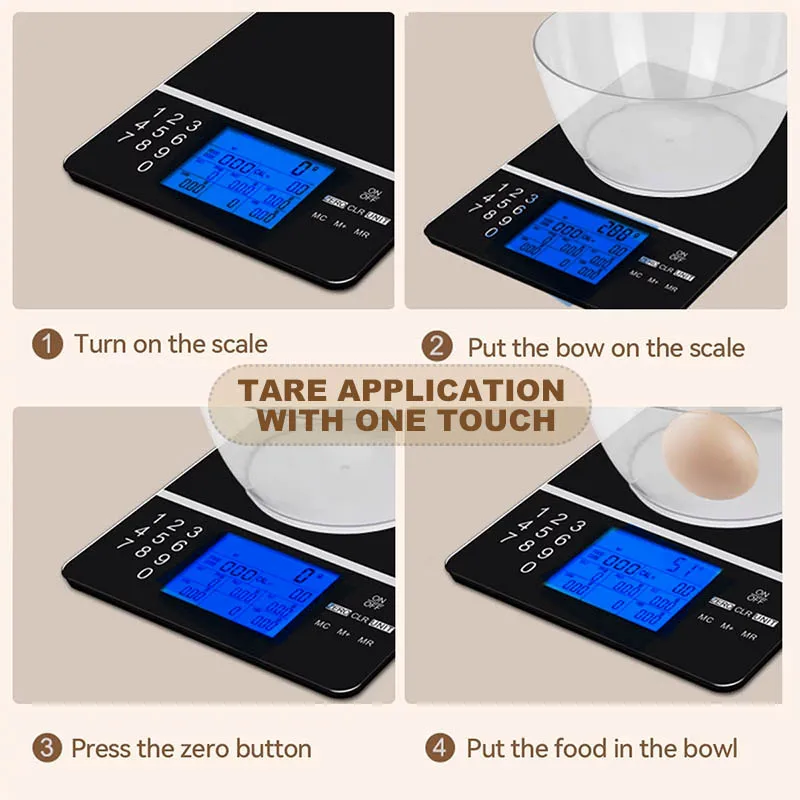 Canny Calculate Protein Cholesterol Fat Calories Electronic Kitchen Nutrition Food Scale With Nutritional Calculator 5kg