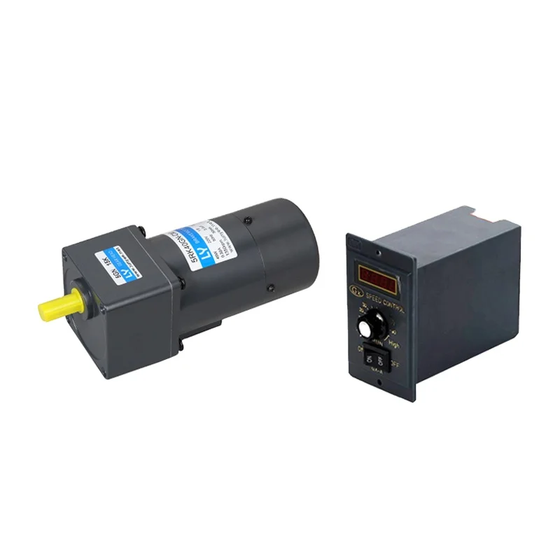 High Torque Speed Control Motor 90w 6~120w Small Ac Electric Motors Forward and Reverse Ac Gear Motor with Speed Controller