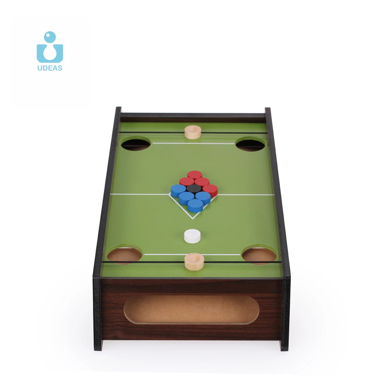 Udeas Best Selling Wooden Tabletop Billiard Game With Balls Jumping