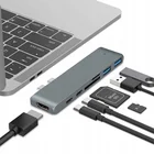Usb Hub Hubs Usb Adapter USB Type C Hub Dock For MacBook Pro Air Adapter 4K HDMI Hub USB 3.0 Card Reader Laptop Docking Station USB Hubs