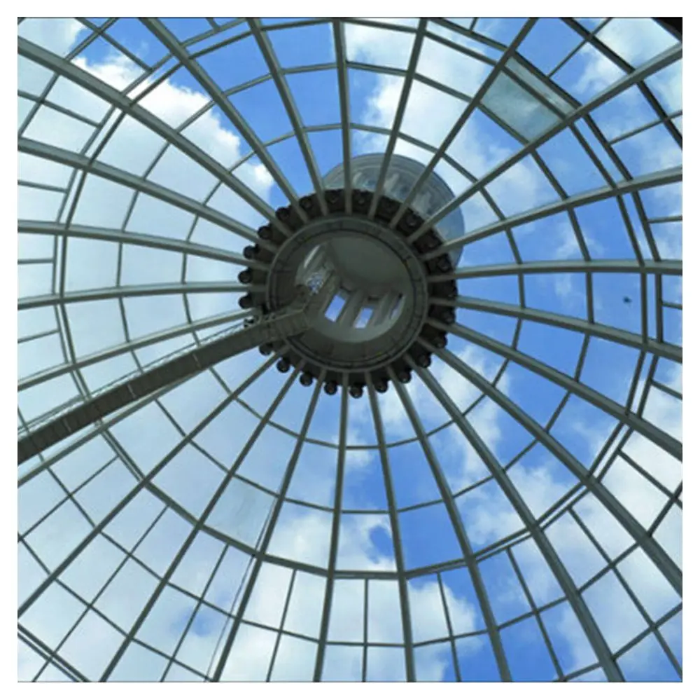 Enclosures Retractable Glass Sliding Roof Sun Rooms Houses for Sale Steel Space Frame Structure Glass Skylight