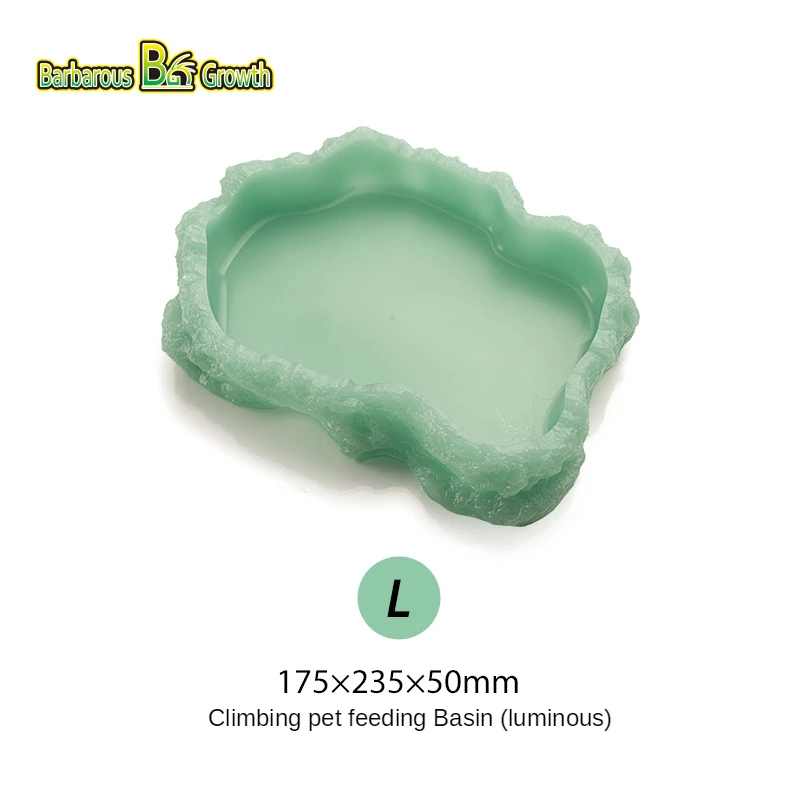 Варварский BG рост YSP-001Y-004Y альпинистские ПЭТ Террариум пищевой бассейна ящерица черепаха змея питьевой воды