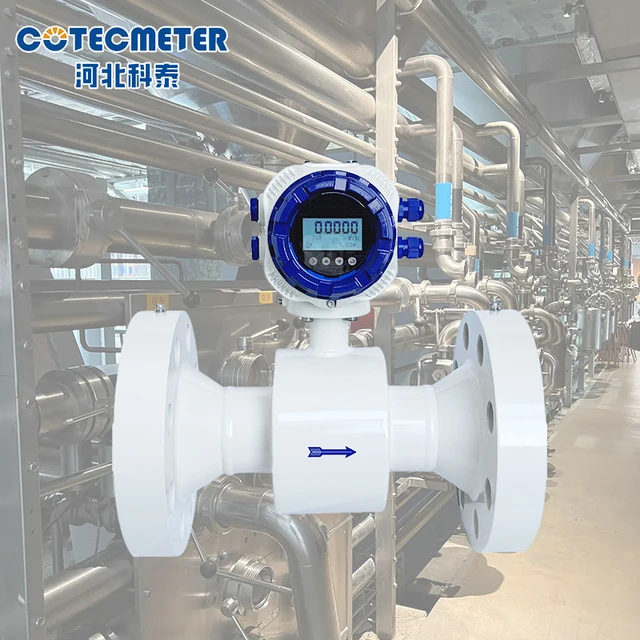 DN10 DN3000 Smart Wifi Magnetic Flowmeter Stainless Steel Digital Electromagnetic Liquid Meter for Distilled Water Sewage Oil