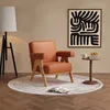 Piedini singoli in legno rivestiti in pelle microfibra arancione