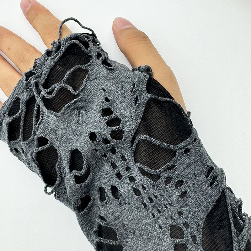 3 Pares De Guantes De Red Sin Dedos, De Encaje Y Nailon, En Negro, Blanco Y Rosa, Accesorios Para Cosplay Y Fiestas De Los 80, Halloween Y Año Nuevo