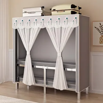 Modern Folding Wardrobe with Free Installation Convertible Bedroom Furniture for Home or Hotel Use