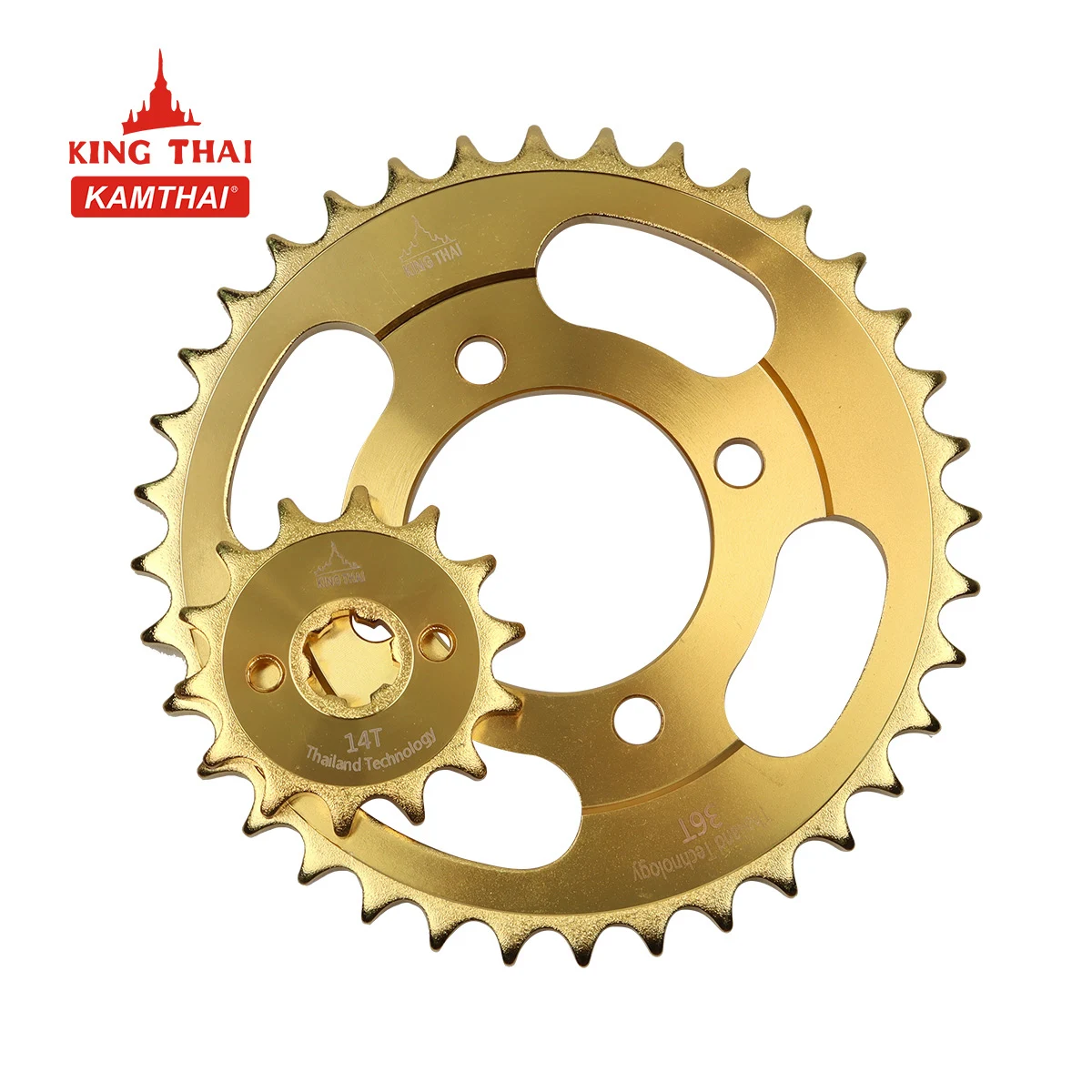 KAMTHAI WAVE 125 RS(CH) Racing 428 14t Motorcycle Sprocket Motorcycle Chain and Sprocket Kits for Pakistan