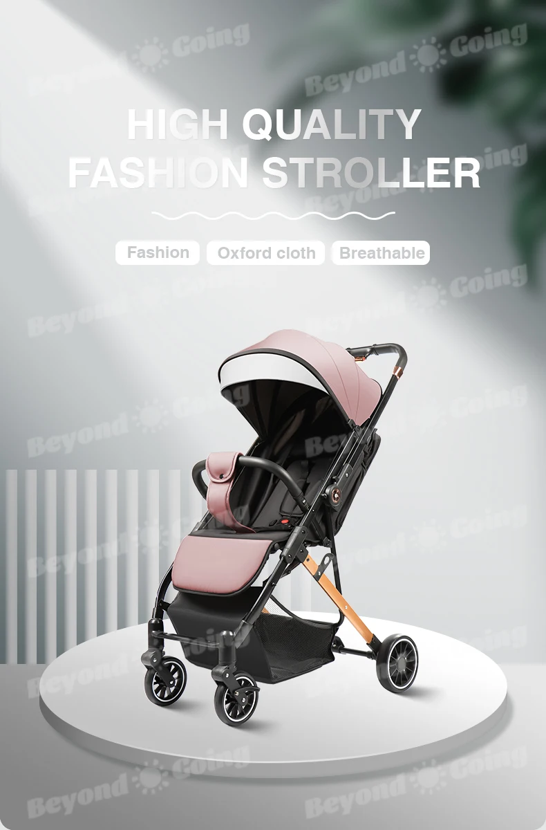 Customized High Quality Baby Pram Portable Buggy Lightweight Luxury Push Chair Folding Baby Carriage Stroller